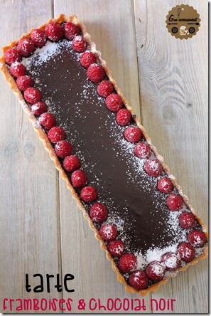 Tarte Framboises Chocolat Noir 3