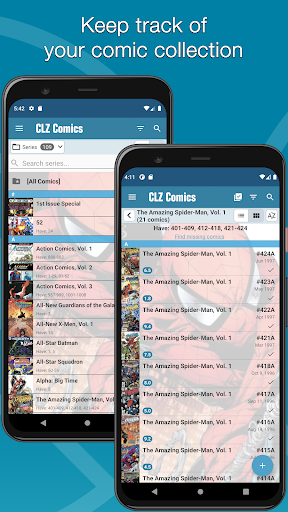 Screenshot CLZ Comics - comic database