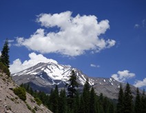 View of Mt. Shasta along Everitt Memorial Highway