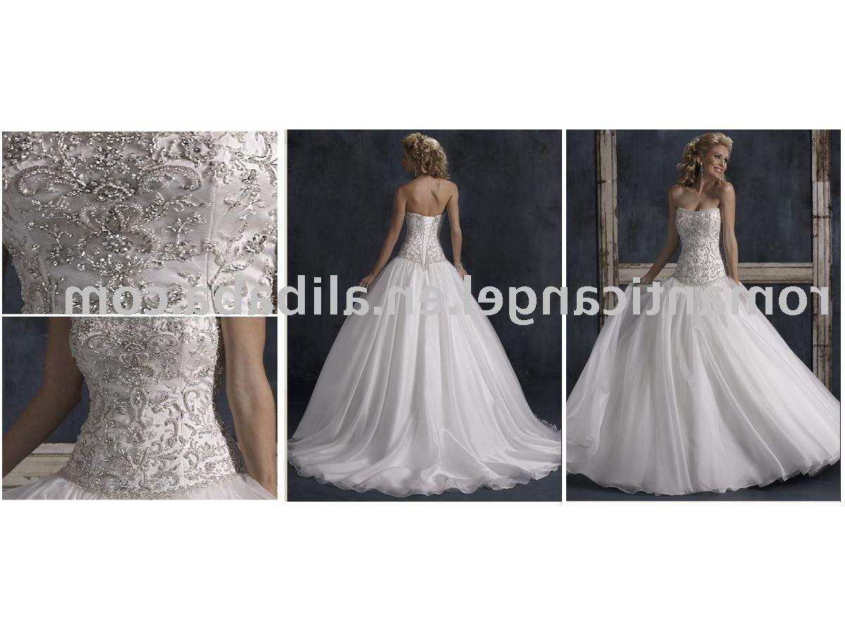 August new arrival higher quality wedding dress WD-87