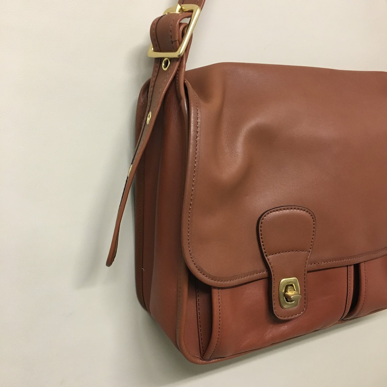 Coach Cognac Briefcase