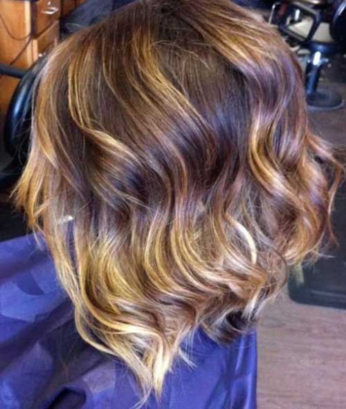 Wavy blonde bob hairstyle with ombre 2016 - Styles 7