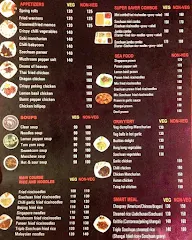 Beijing Bites menu 1