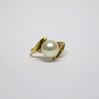 14K Gold & Pearl Ring