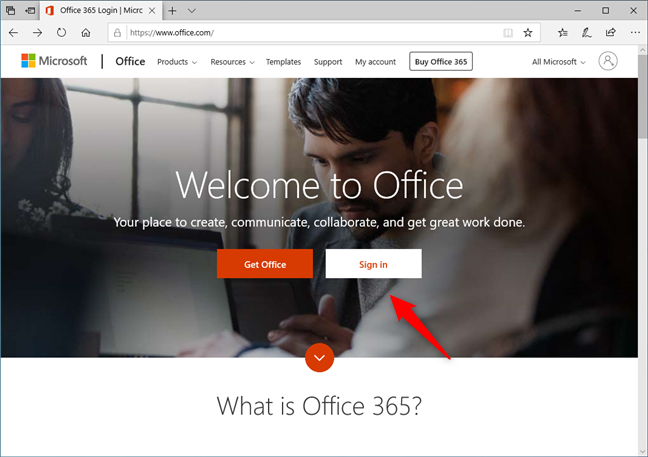 Office.com 웹사이트