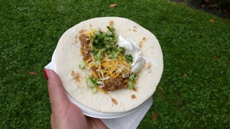 Finish line taco!