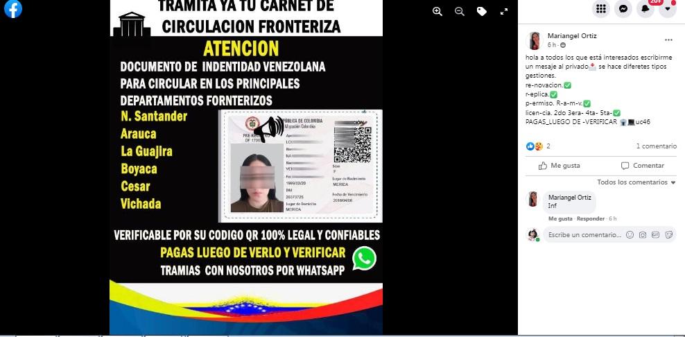 C:\Users\usuario1\Documents\COLOMBIACHECK\PEP, PPT VENCIDOS\RENOVACIÓN TARJETA FRONTERIZA.jpg