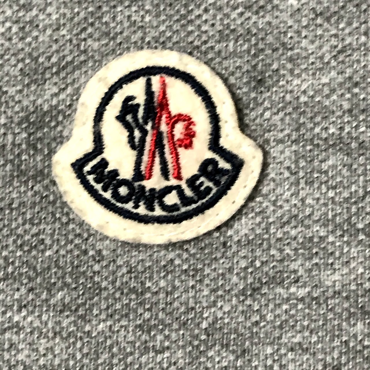 Moncler Navy Blue & Gray Polo Shirt Pair