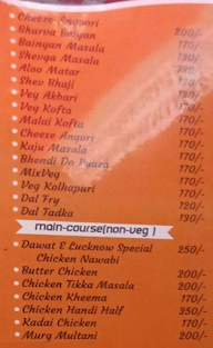 Dawat E Lucknow menu 5