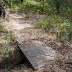 Foot bridge on track (107983)