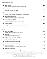 Courtyard By Marriott menu 1