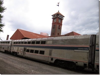 IMG_6183 Amtrak Pacific Parlour Lounge Car #39970 Columbia Valley at Union Station in Portland, Oregon on June 7, 2009