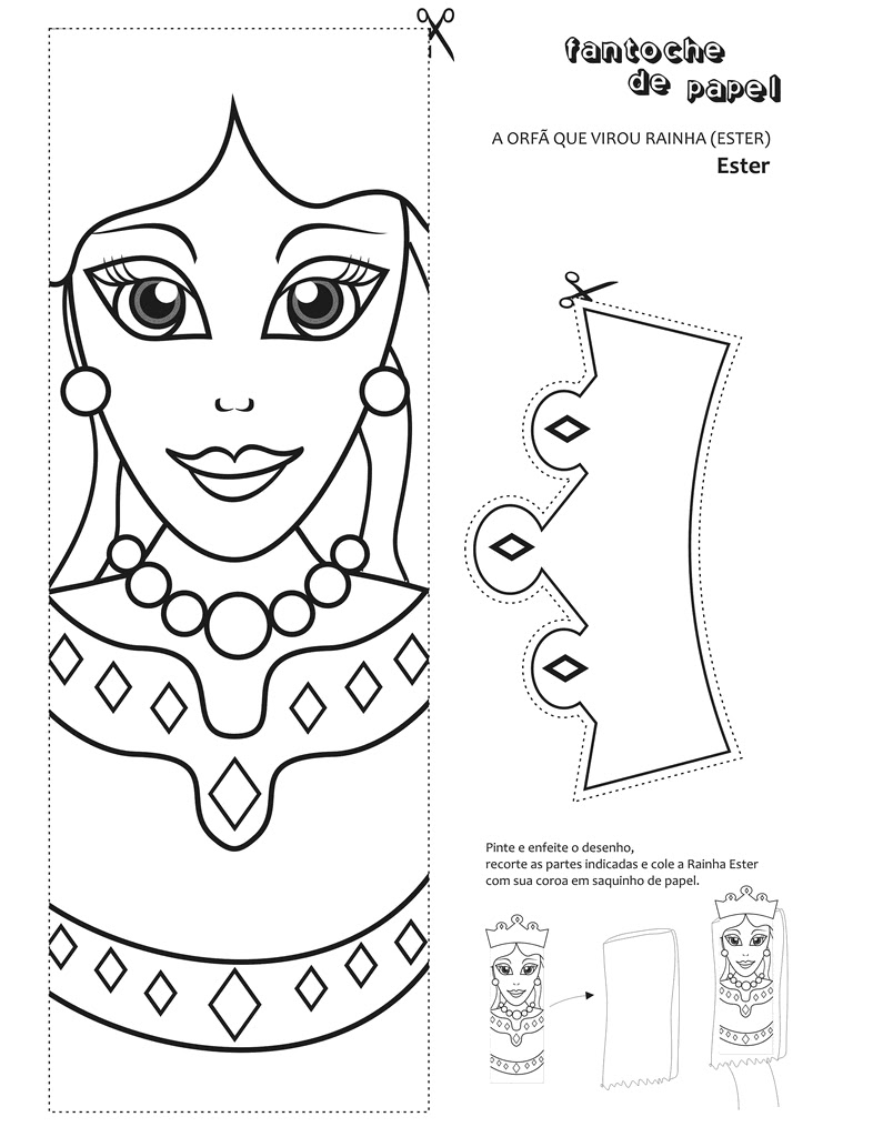 queen esther coloring pages for kids - photo #38