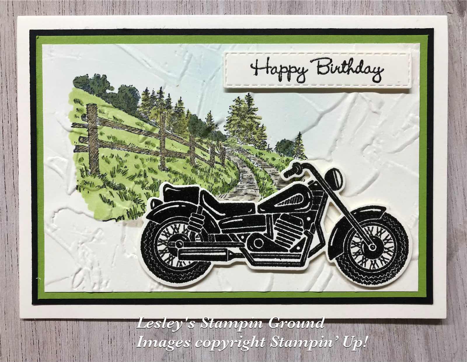 Lesley's Stampin Ground : Legendary Ride