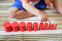 Montessori Sensorial Activities using the Knobless Cylinders