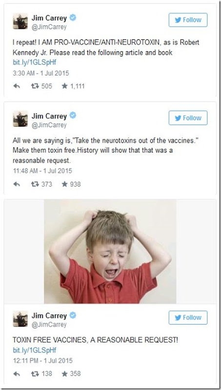 Jim carrey On Vaccines 1