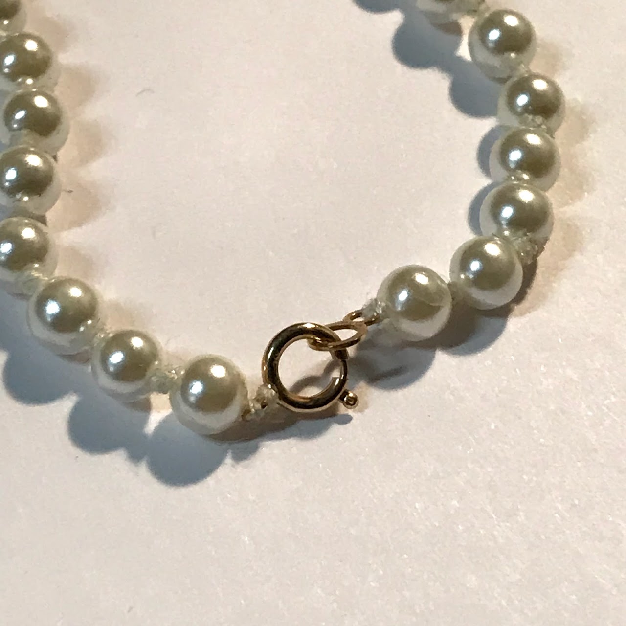 Pearl and 14K Gold Bracelet