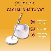 [Mã Bminc50] Cây Lau Nhà Tự Vắt Thông Minh Mynam Chổi Lau Nhà Tách Nước Bẩn 360 Độ Bộ Lau Nhà Cao Cấp Chính Hãng