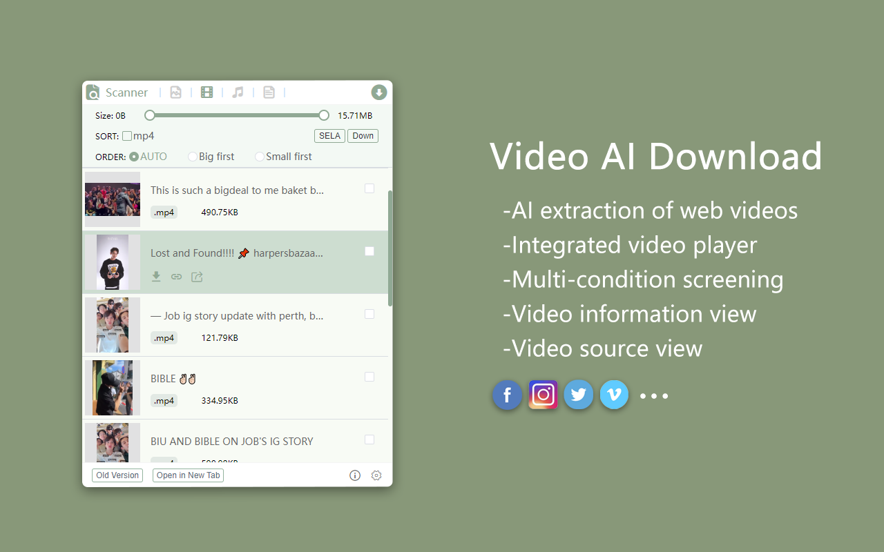 AIX Downloader(Picture/Video/Music) Preview image 3