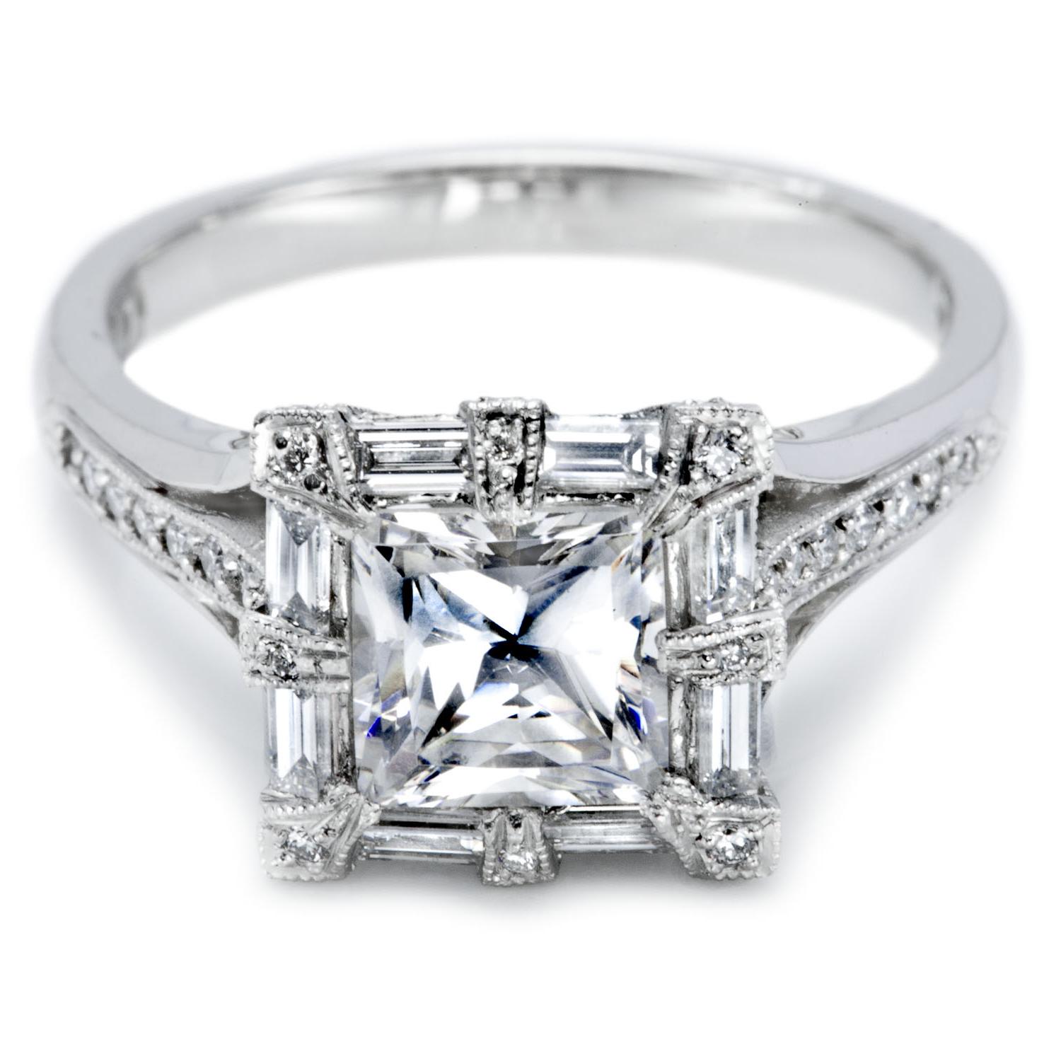 Tacori Art-Deco Princess