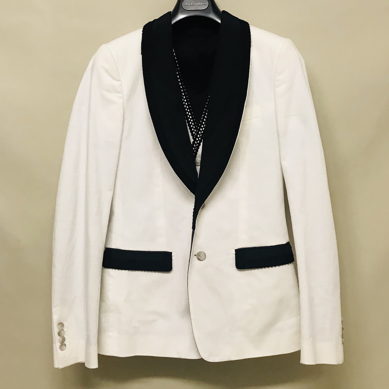 Dolce & Gabbana NEW White Tuxedo Jacket & Waistcoat Sz 50