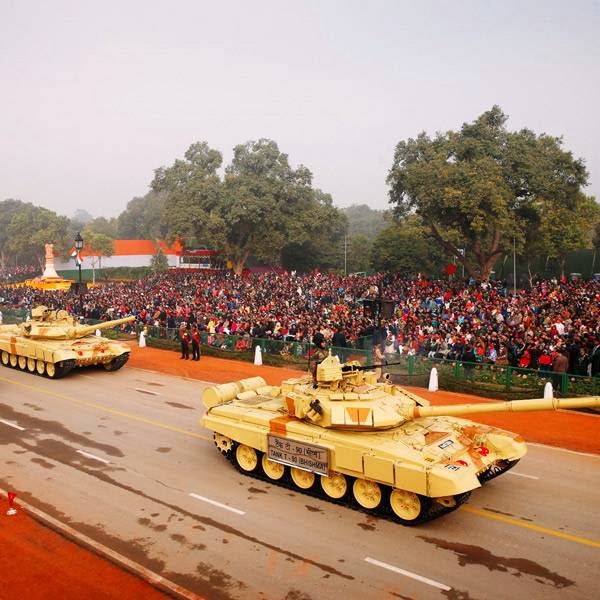 Marching down from the seat of power at Raisina Hills to Red Fort, the parade showcased India's 'unity in diversity' and defence capability as thousands of spectators along the 8-km-long route cheered the contingents and the mechanised columns.