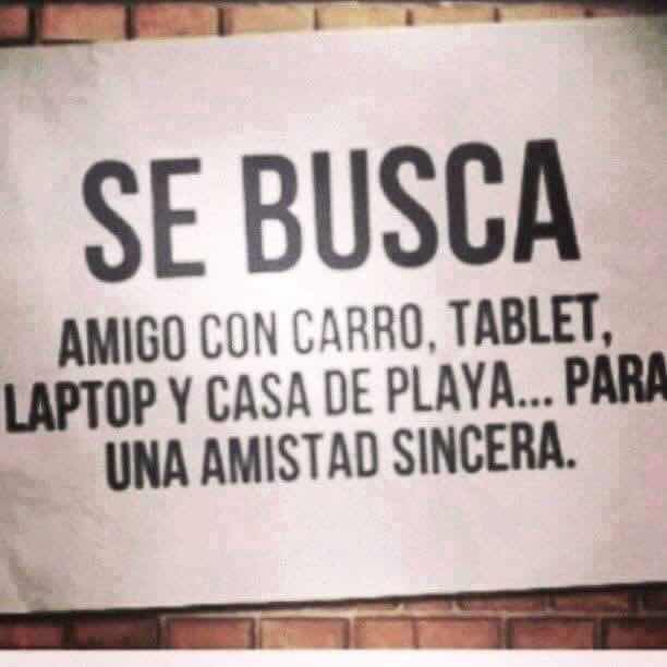 Se busca amigo con...