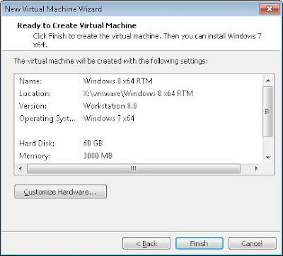 Crear máquina virtual Windows 8 en VMware Workstation