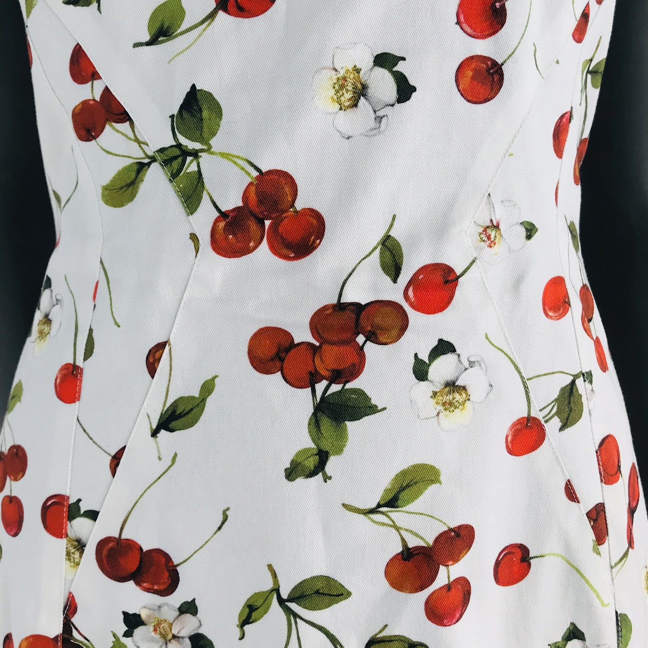 Dolce & Gabbana Graphic Cherry Dress