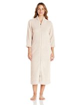 <br />Stan Herman Women's Trimmed Zip Robe