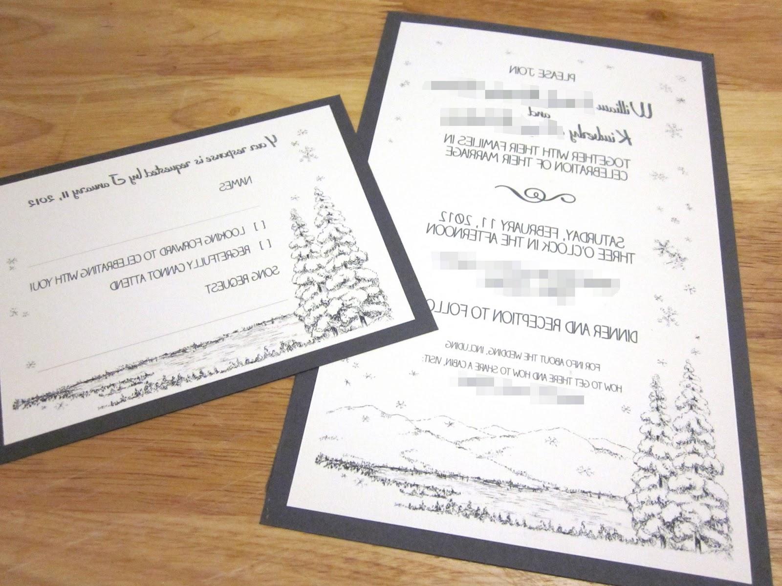 Invitations and RSVP Cards