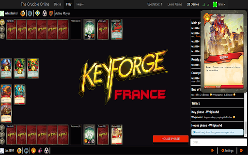 KeyForge France Crucible