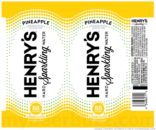 Henry’s Hard Sparkling Adding Peach Mango, Pineapple & Blueberry Lemon