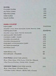 Sindhoora Gardenia menu 5