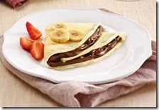 Crêpes con Nutella e frutta