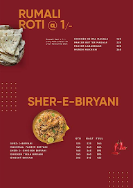 Bhukha Sher menu 3