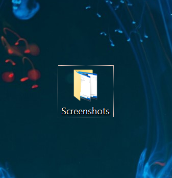 Nová složka Screenshots Windows 10 je ta, kterou jste definovali