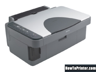 Reset Epson RX420 printer by Resetter program