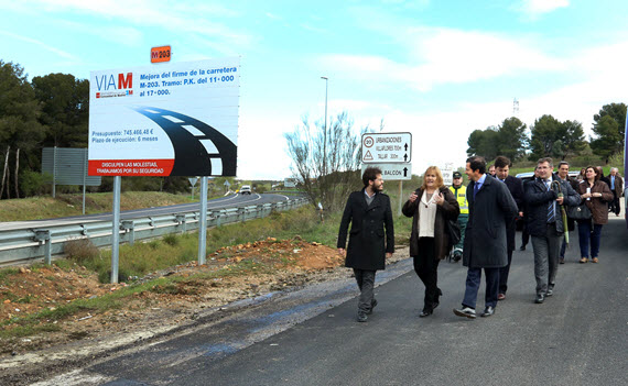 Mejora del firme en las carreteras M-100, M-121 y M-203 del Corredor del Henares