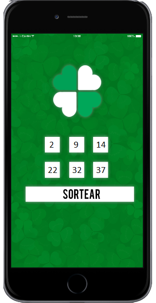 Android application MegaSorte screenshort