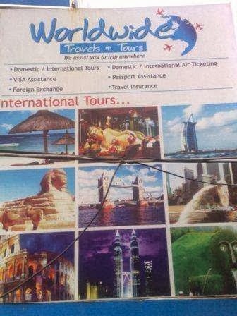 WORLDWIDE TRAVELS & TOURS, Shop No1, Police Shopping Complex, Old Bus Depot Road, Hanamkonda, Warangal, Telangana 506001, India, Tour_Agency, state TS