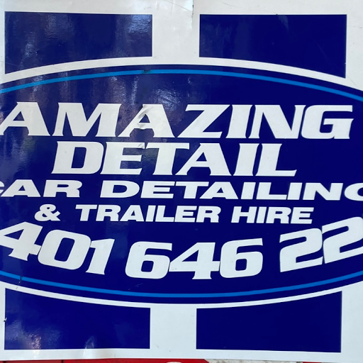 Amazing Detail car detailing & trailer hire logo