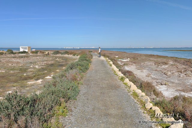 Salina Dolores y molino de marea de La Roqueta