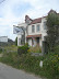 Neglected guest house on the cliff edge