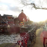 downtown Amsterdam in Amsterdam, Netherlands 