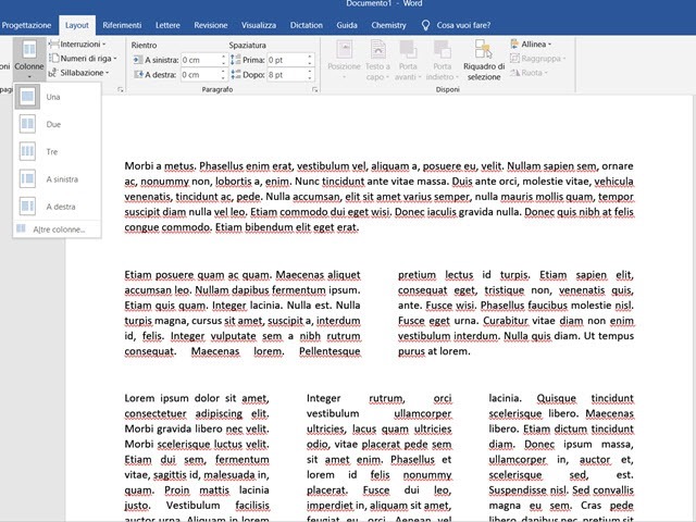 documento-su-più-colonne