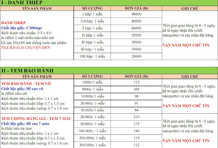 In danh thiếp, in card visit, in phong bì, in tờ tơi, catalog, thiệp cưới, lịch tết - Trung  tâm Hà Nội - www.indep247.com Bg0