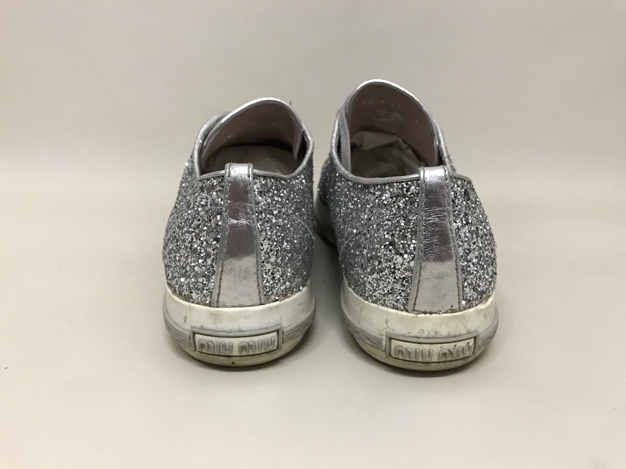 Miu Miu Glitter Sneakers