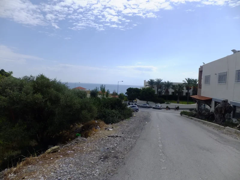 Road up from Rodos Maris hotel