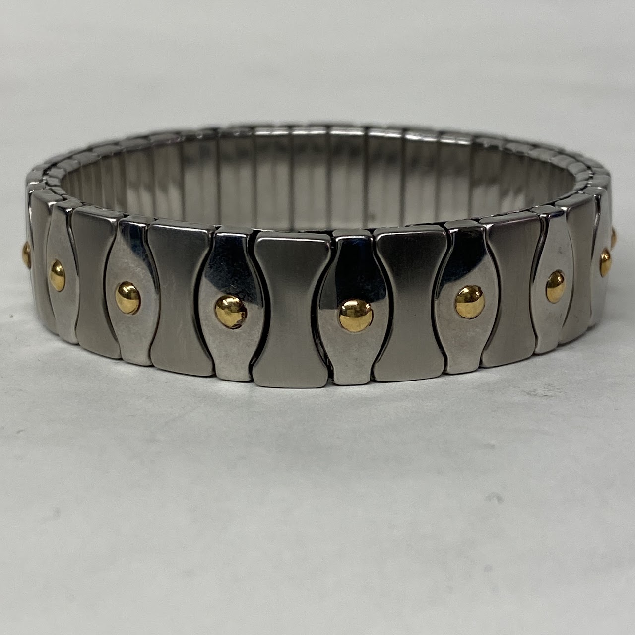 18K Gold and Stainless Steel Milor Bracelet